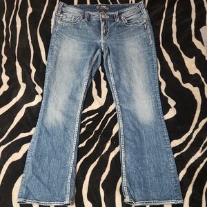 Silver Jeans Women's Light Blue Boot Cut Jeans